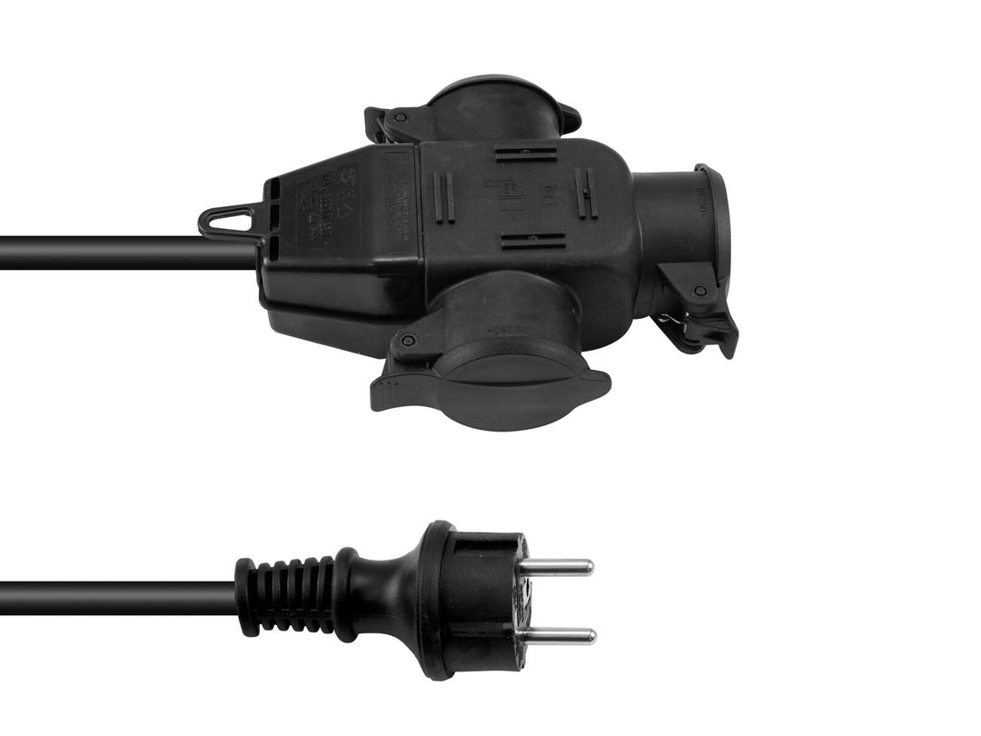EUROLITE Verlängerung 3x2.5 3m 3-fach
