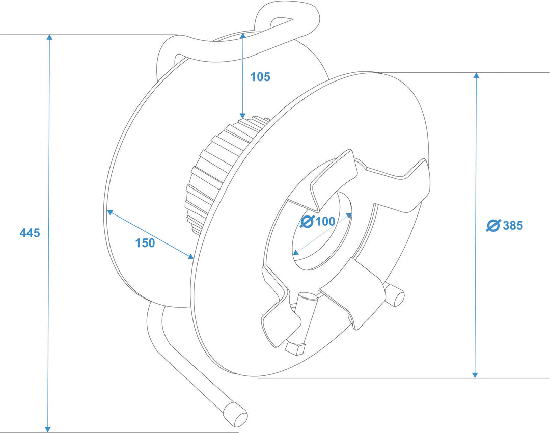 SCHILL Kabeltrommel IT380.RM A=385/C=142
