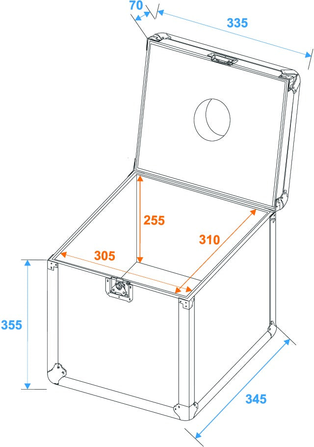 Flightcase für 30 cm Discokugel - Eurolite