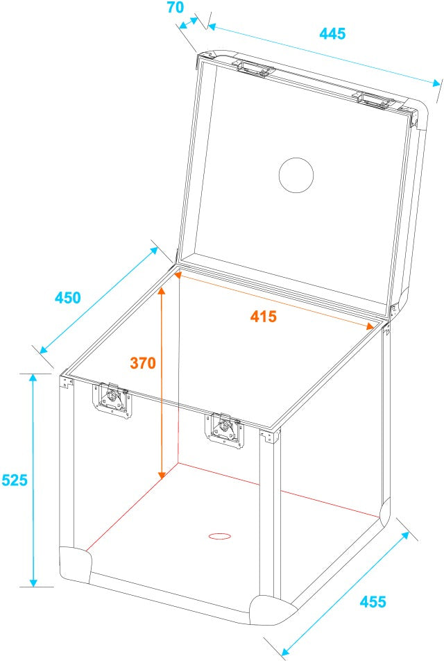 Flightcase für 40 cm Discokugel - Eurolite