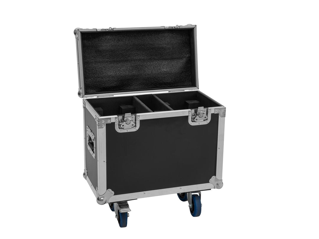 EUROLITE Set 2x LED TMH-B120 Hypno Moving Head Beam + Flightcase with wheels