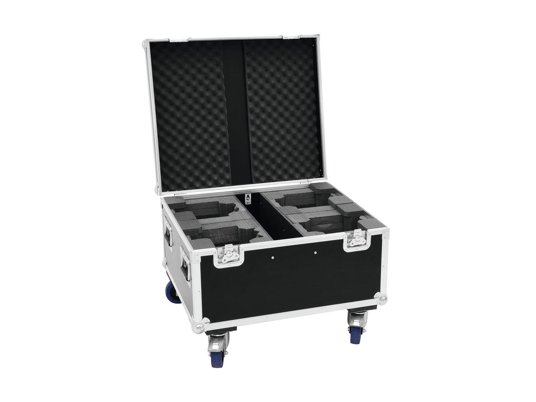 ROADINGER Flightcase 4x LED TMH-X1 Moving Head Beam mit Rollen
