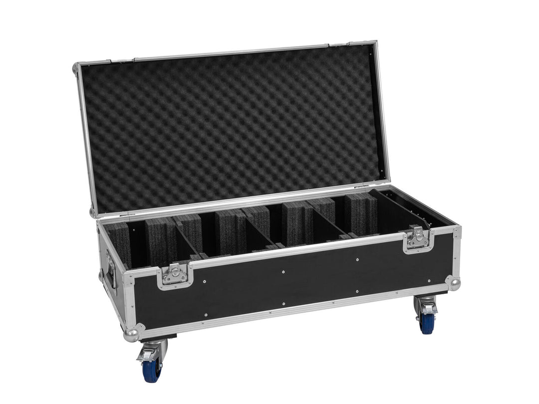 EUROLITE Set 4x LED PLL-576 CW/WW Panel + Case mit Rädern