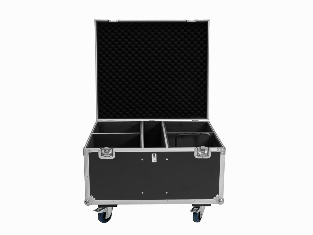 ROADINGER Flightcase 4x THA-100F MK3 mit Rädern