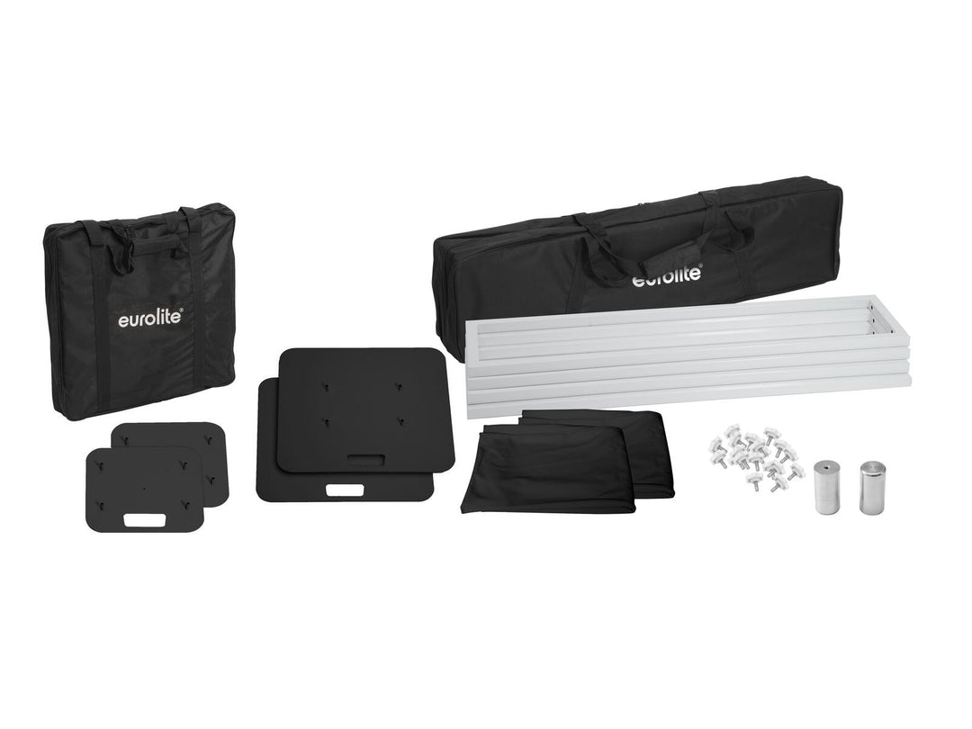EUROLITE 2x Stage Stand 150cm inklusive Cover und Tasche, schwarz