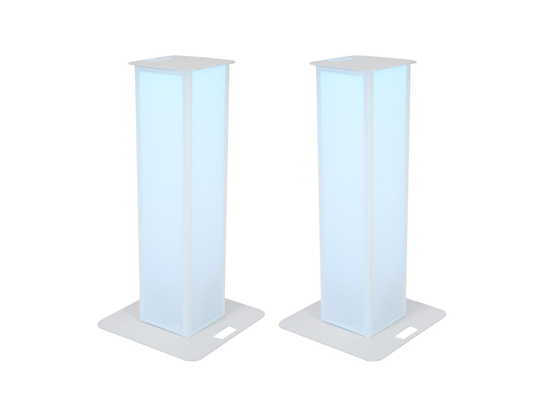 EUROLITE 2x Stage Stand 150cm inkl. Abdeckung und Tasche, weiß