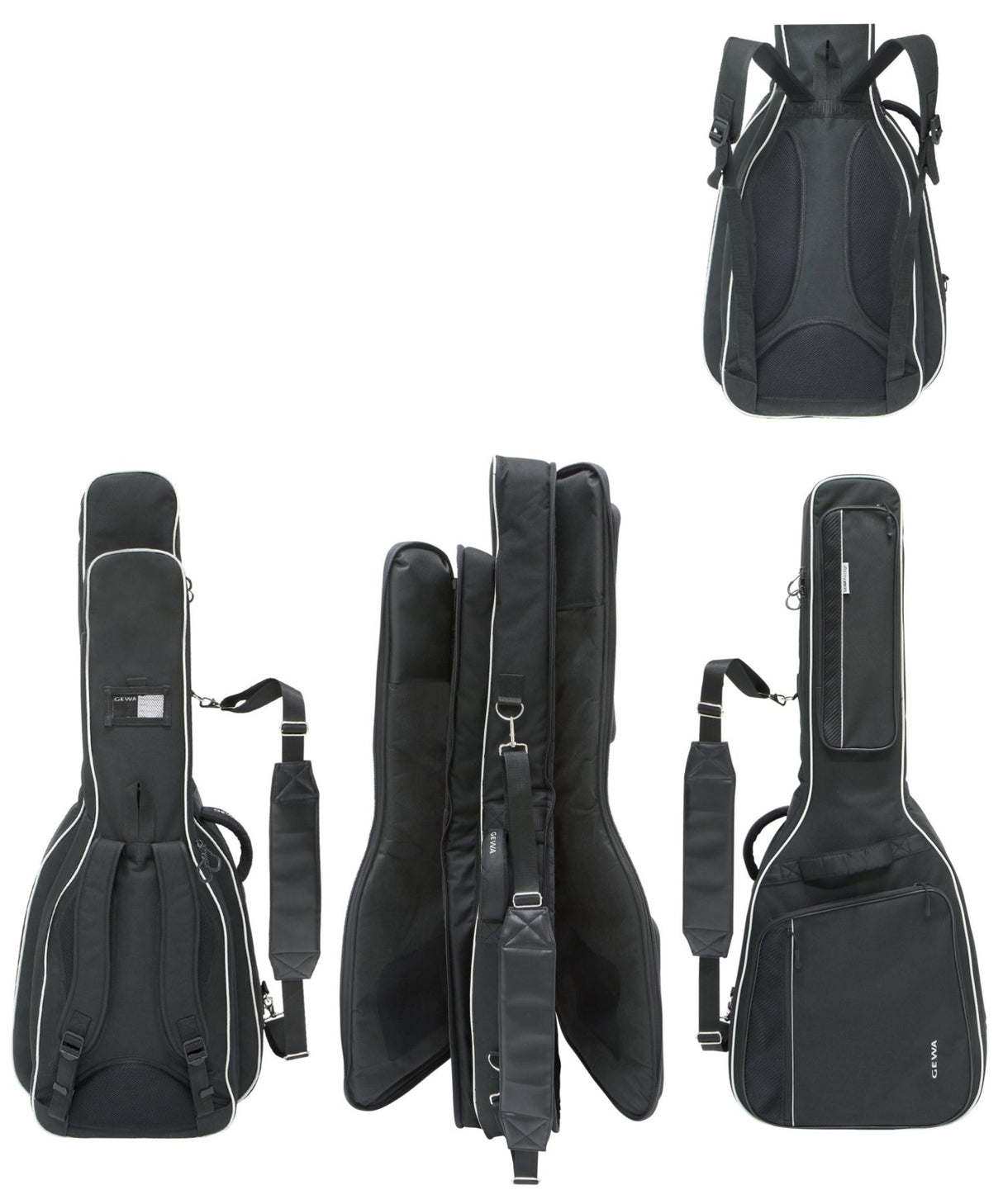 GEWA Gitarren Doppel Gig Bag Prestige 25 - 2 E-Bass