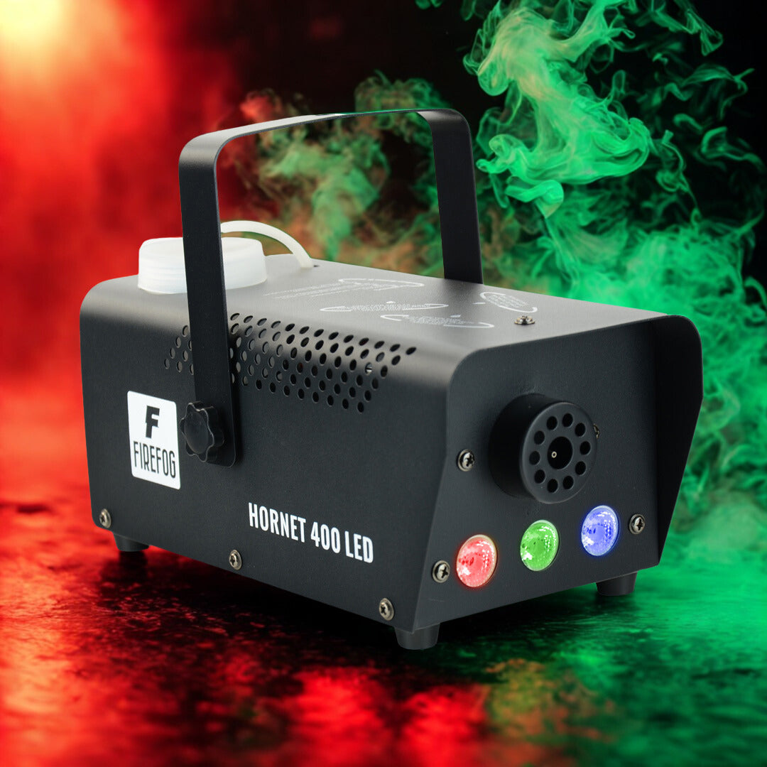 Firefog Hornet 400LED nebelmaschine 400 W mit LED und 2 Fernbedienungen, schwarz