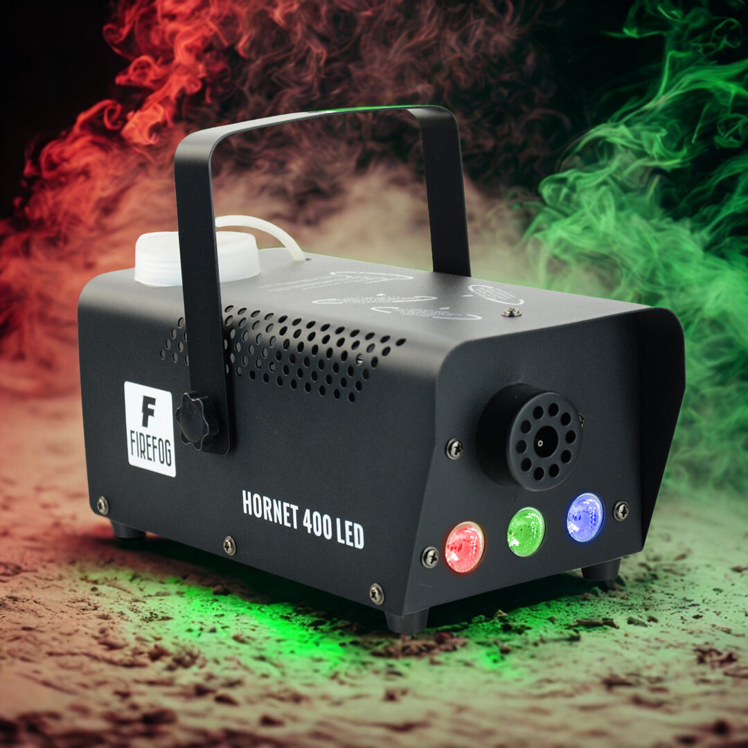 Firefog Hornet 400LED nebelmaschine 400 W mit LED und 2 Fernbedienungen, schwarz