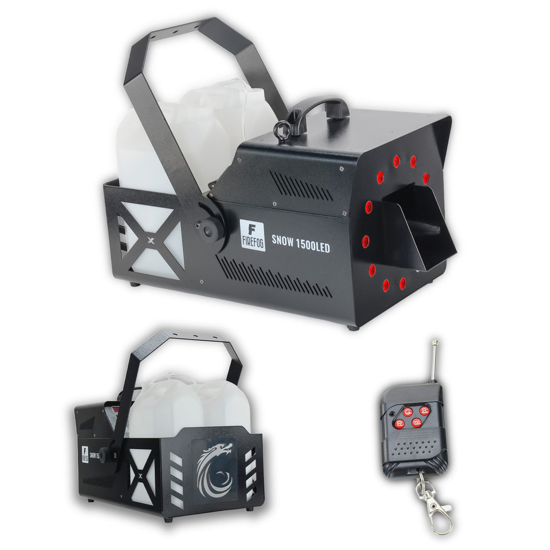 Firefog Snow 1500LED schneemaschinen 1500 W mit RGB LED und DMX