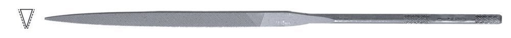 F.Dick Präzisionsfeile, messerförmig, 140 mm, Hieb 1