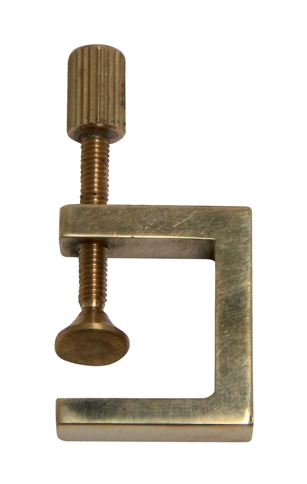 GEWA Kantenklemme aus Messing, 15 x 15 mm, bewegliche Druckplatte
