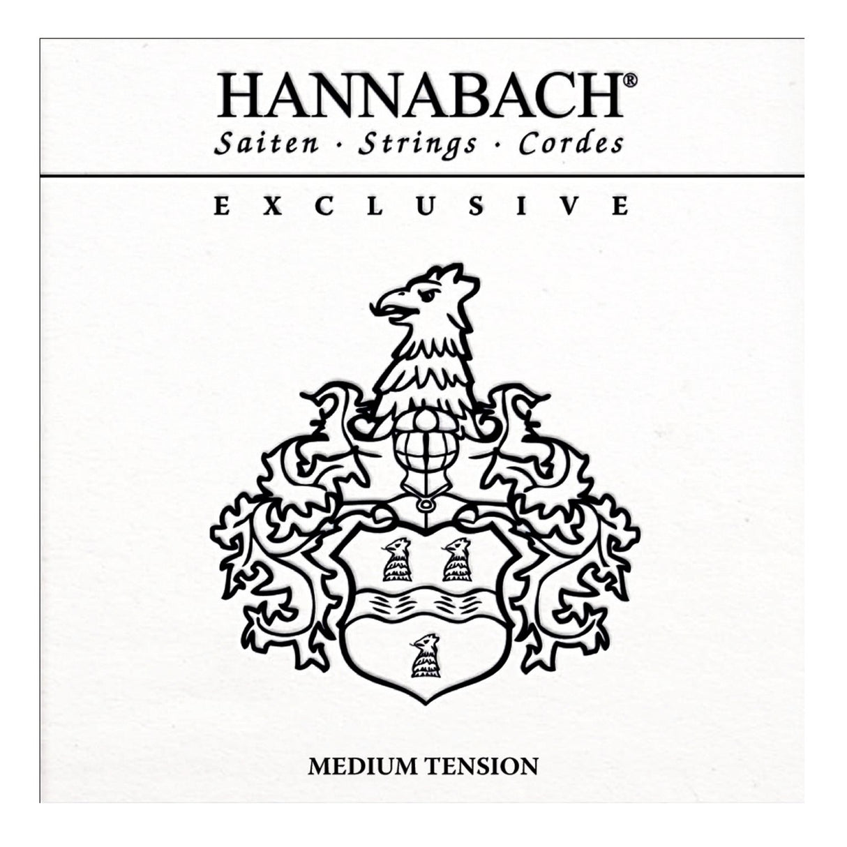 Hannabach Saiten für klassische Gitarren Exclusive Serie Medium Tension - Exclusiv Medium Tension Set (EXCLMT)