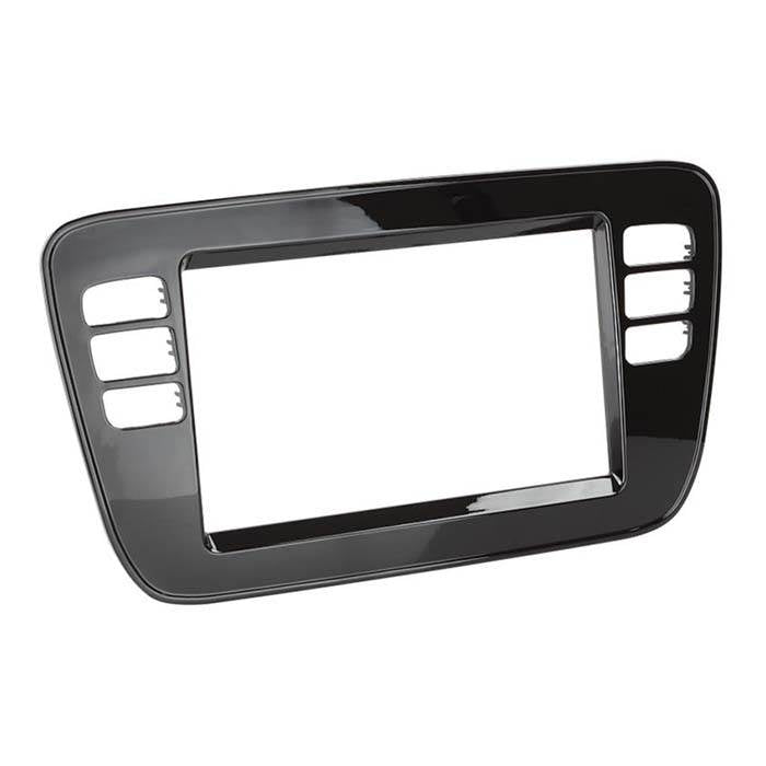 2-DIN Rahmen für Mii, Citigo und Up (Glänzend Schwarz)