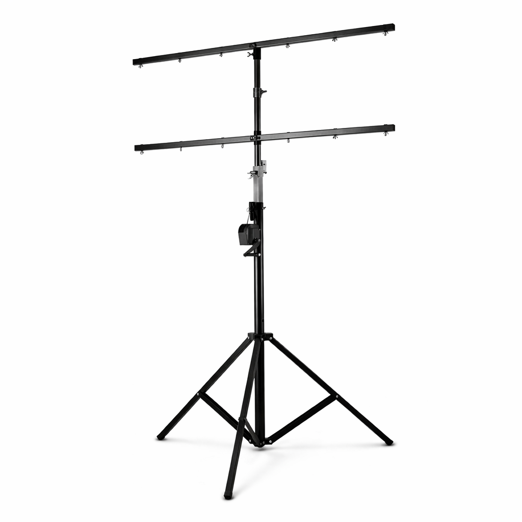 Hardman LS4 wind-up Lichtstativ mit doppelter Quertraverse, 1,7 bis 4,3 m