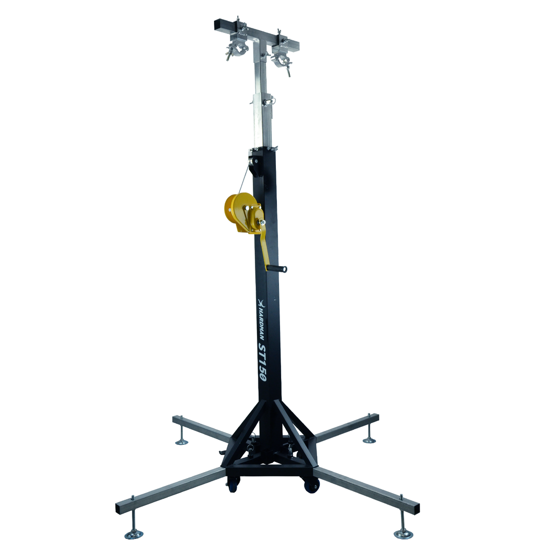 Hardman ST150 Bühnenturm mit Seilzug, 1,75 bis 4,3 m, 150 kg