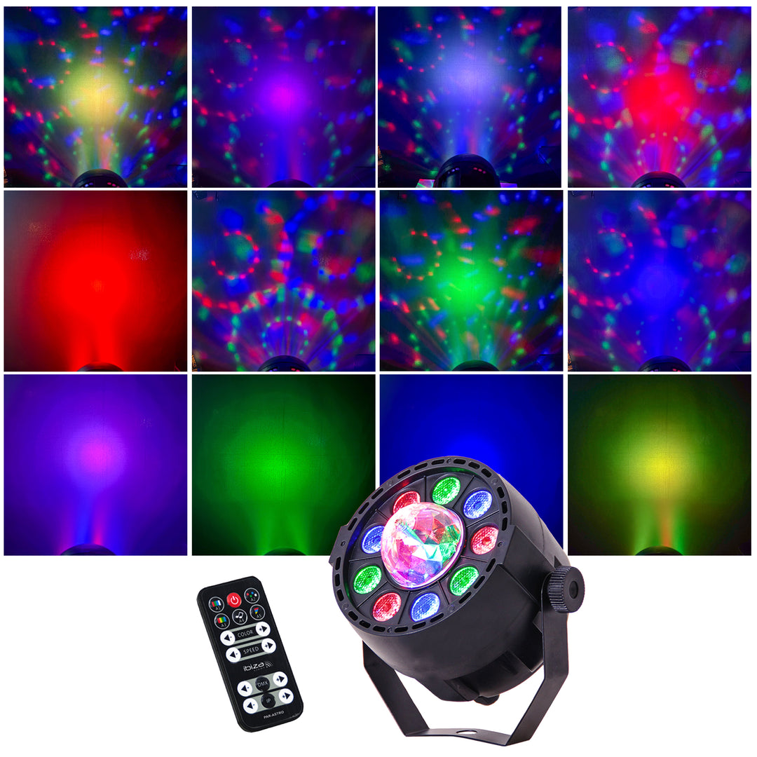 LED PAR-ASTRO 2-in-1 Diskolicht & Perfex Lichtstativ