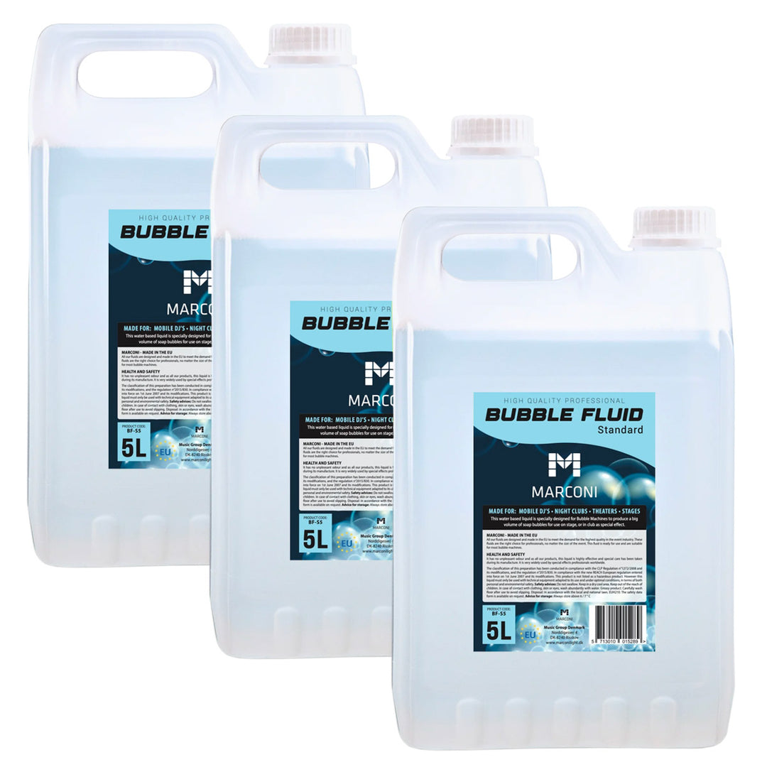 3 x 5L Seifenblasen-Fluid