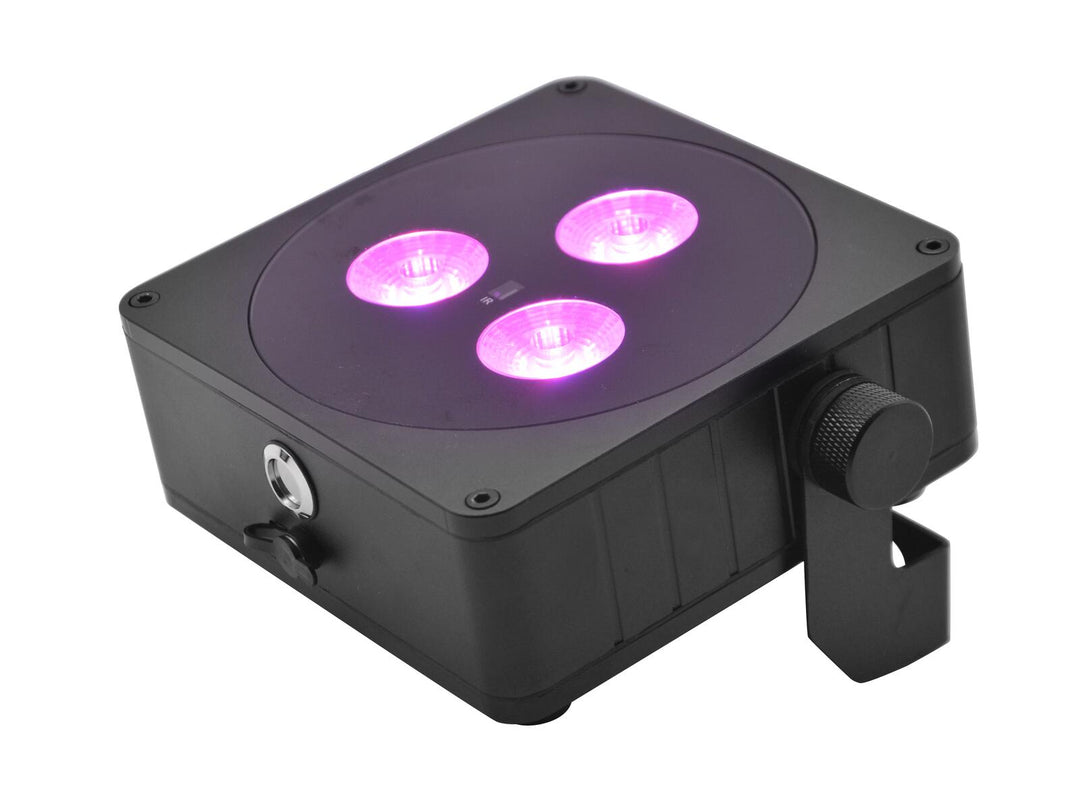 EUROLITE AKKU IP Flach Light 3 bk