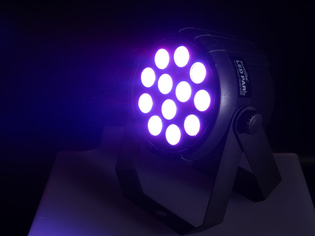 EUROLITE Set 4x LED PARty Spot Silent RGB/WW mit Soft-Tasche