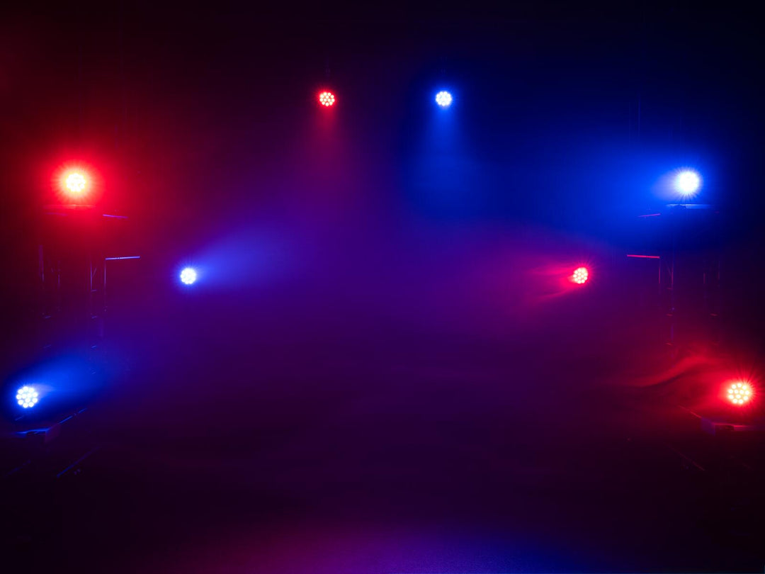 EUROLITE Set 4x LED PARty Spot Silent RGB/WW mit Soft-Tasche