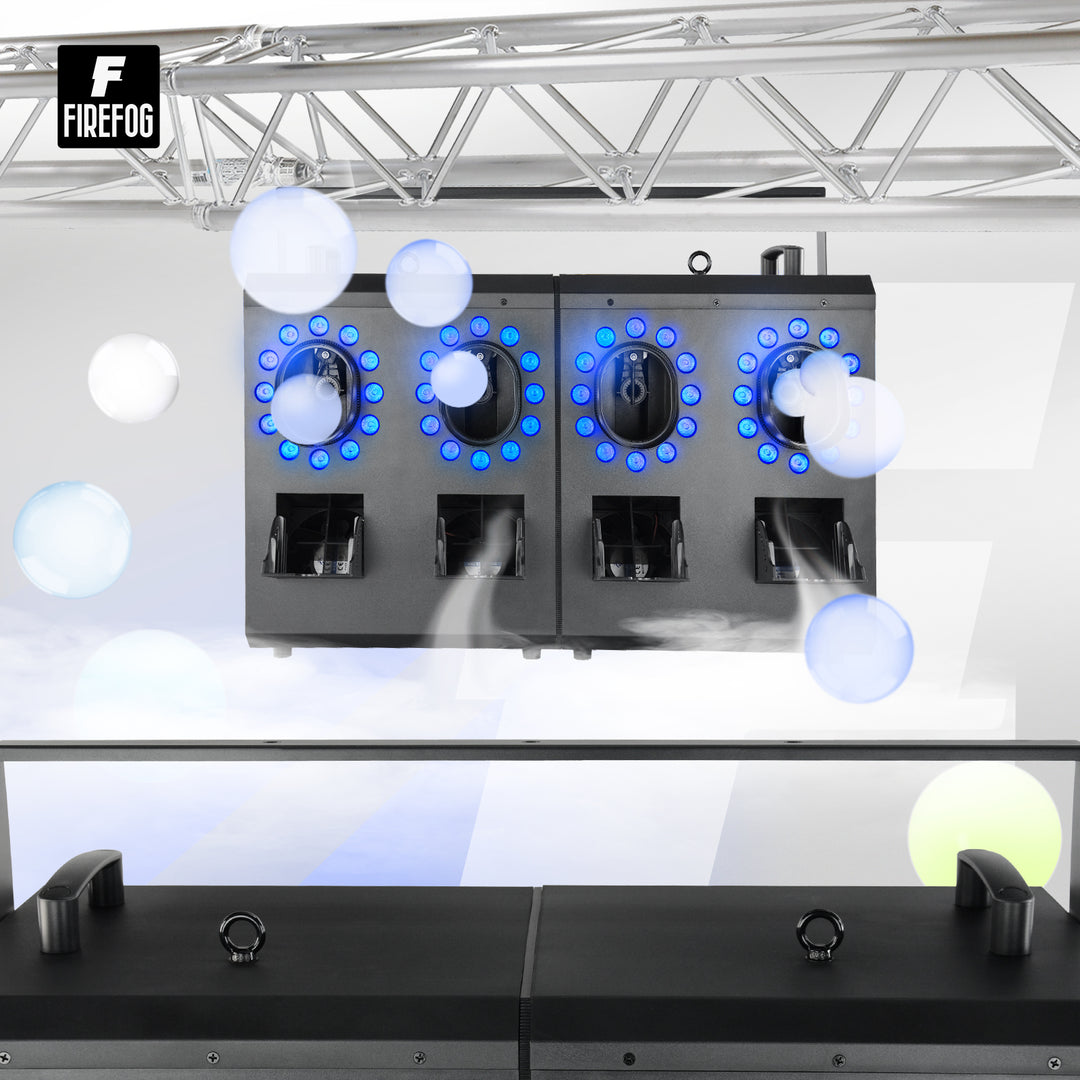 Firefog BUBBLE FOGGER 2000 nebel- und Blasenmaschine mit LED und DMX