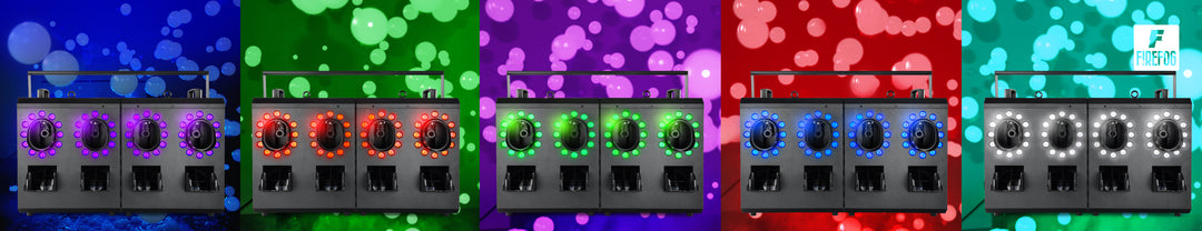 Firefog BUBBLE FOGGER 2000 nebel- und Blasenmaschine mit LED und DMX