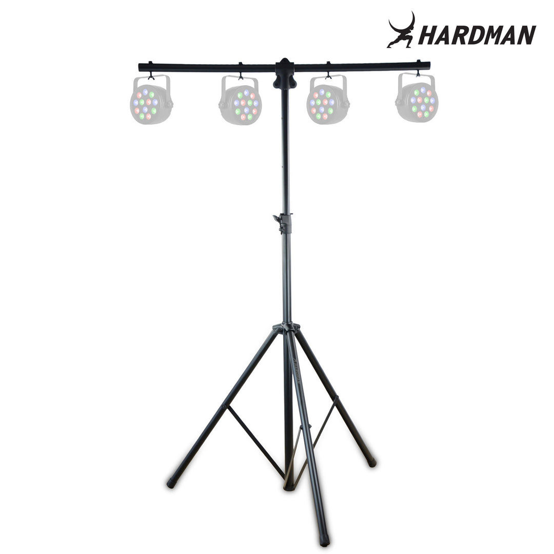 Hardman HLS2 Lichtstativ mit T-Bar, 2,5 m, 70 kg, schwarz