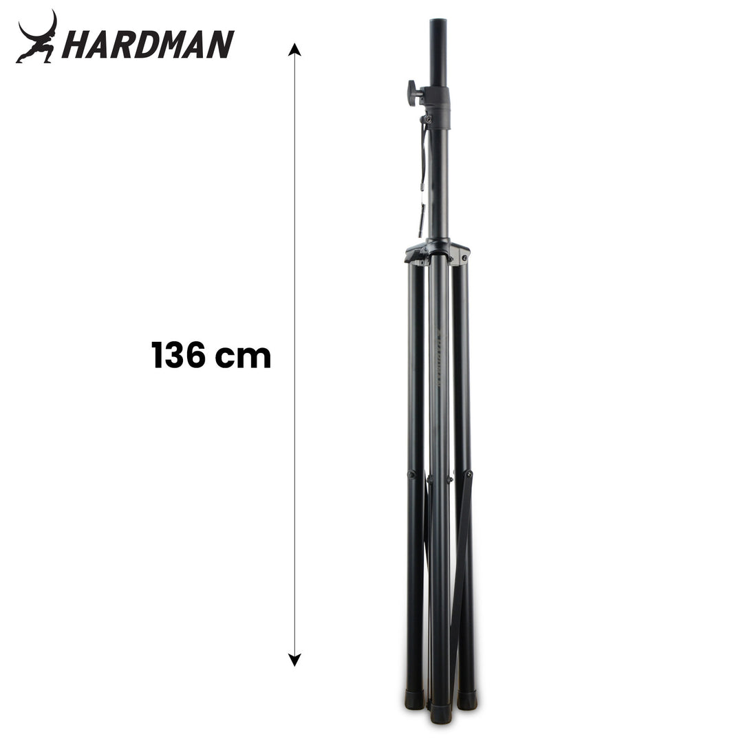 Hardman HLS2 Lichtstativ mit T-Bar, 2,5 m, 70 kg, schwarz