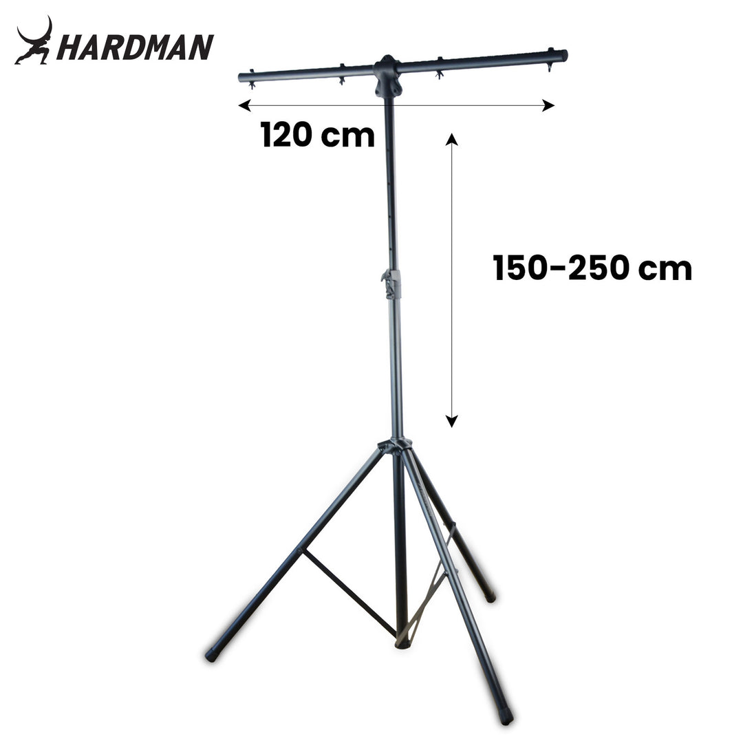 Hardman HLS3 Lichtstativ mit T-Bar und automatischem Sicherungsstift, 2,5 m