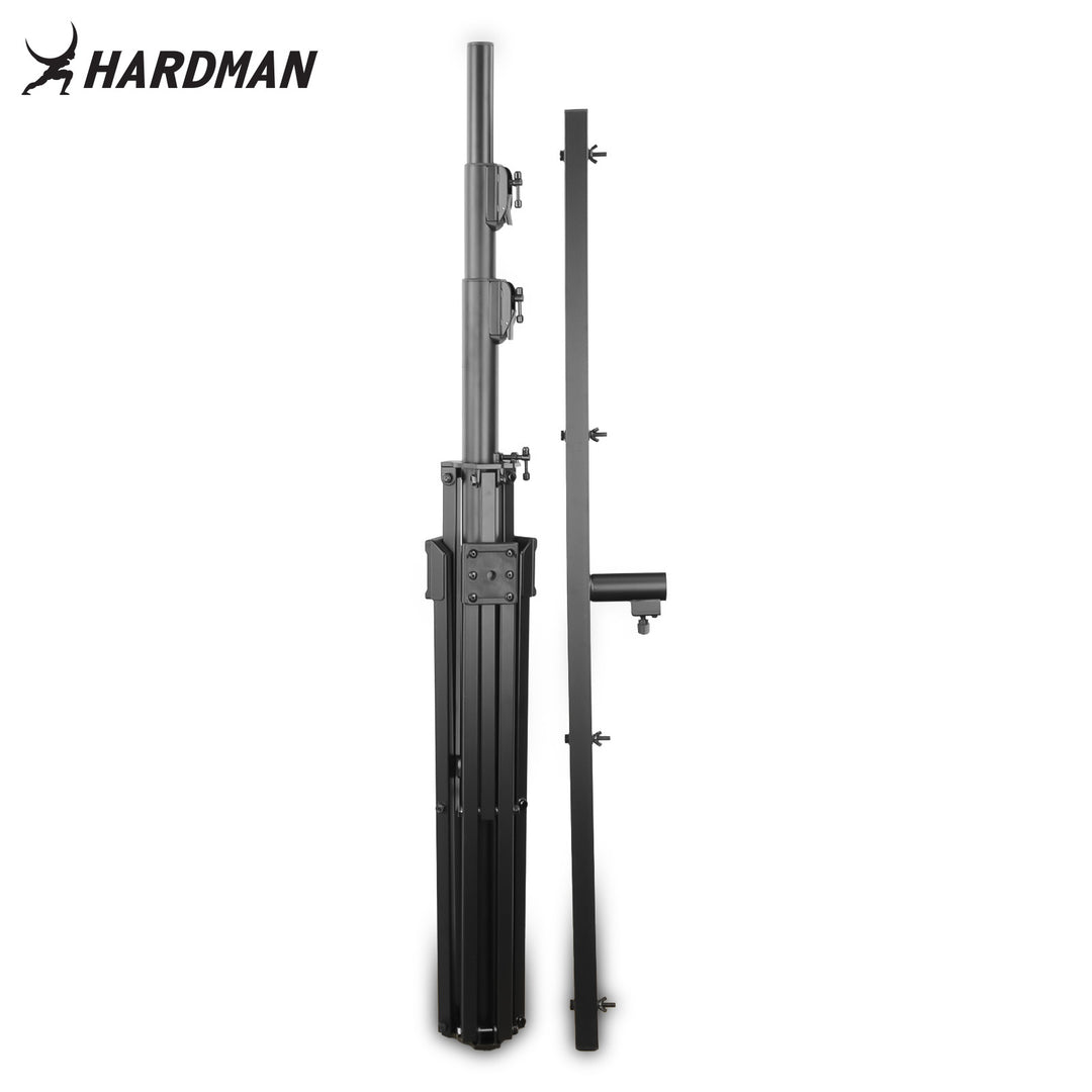 Hardman HLS13 Lichtstativ mit T-Bar und Tasche, 3 m, 70 kg