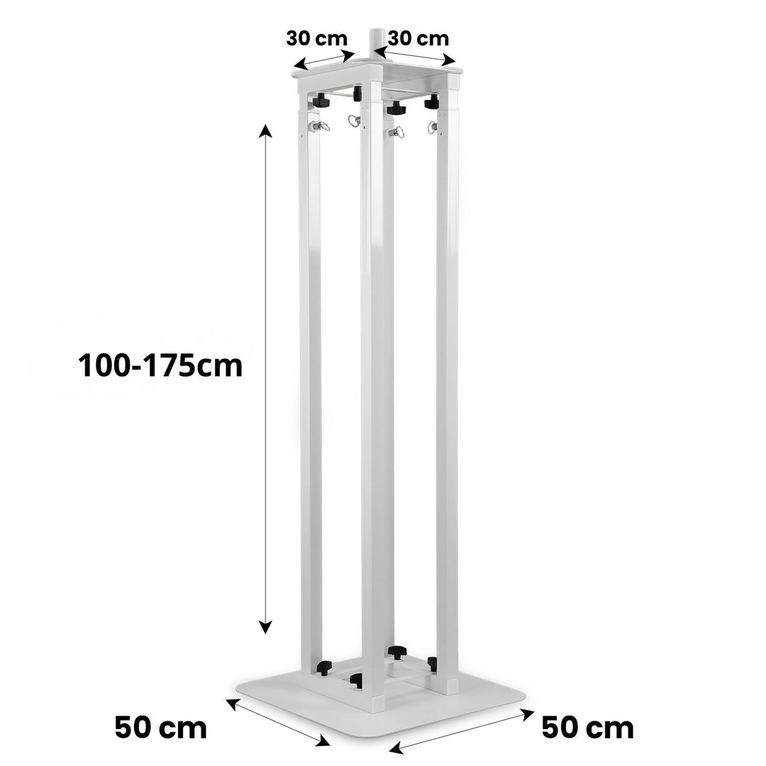 Hardman PTS23W Totem, weiß, 100-175 cm