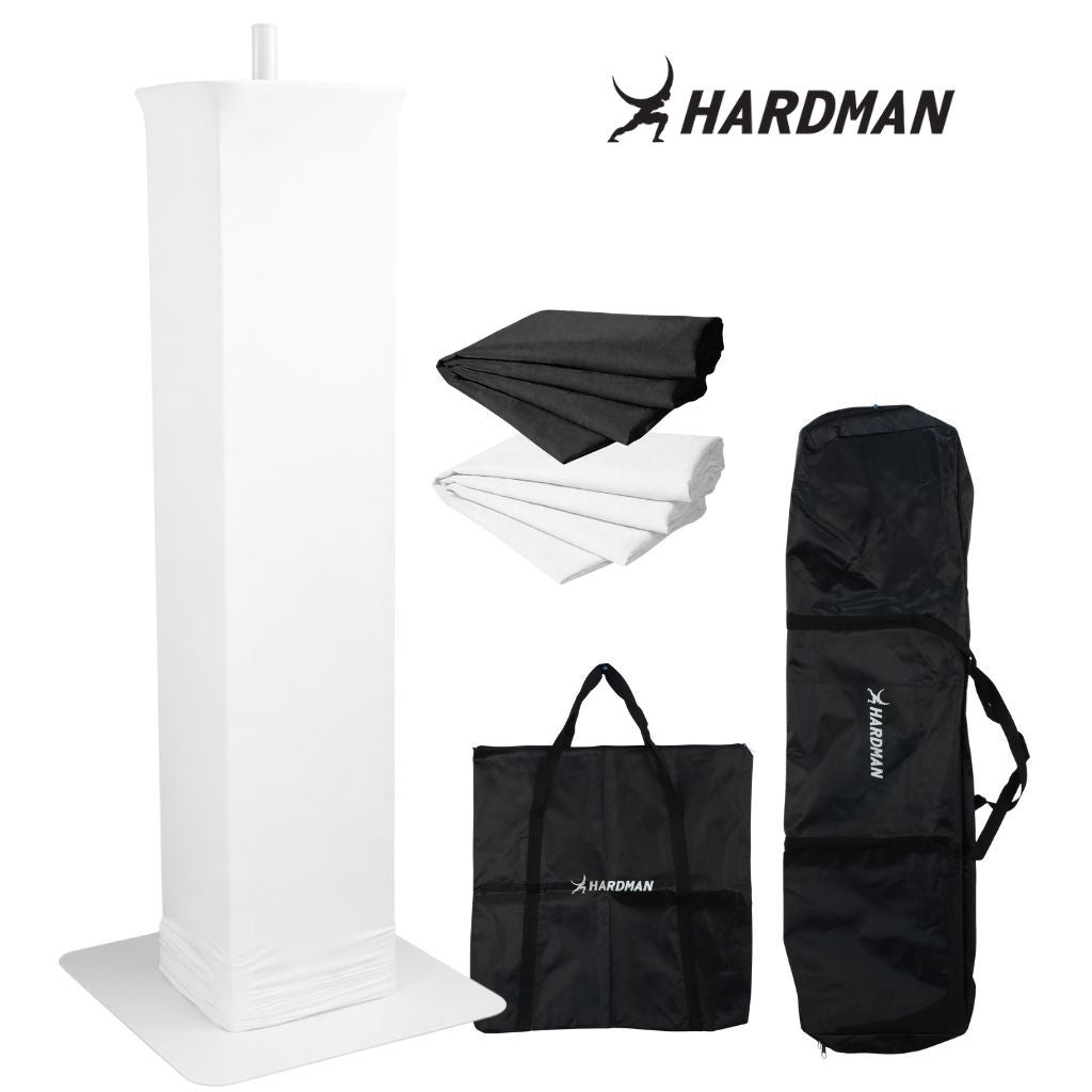 Hardman PTS23W Totem, weiß, 100-175 cm