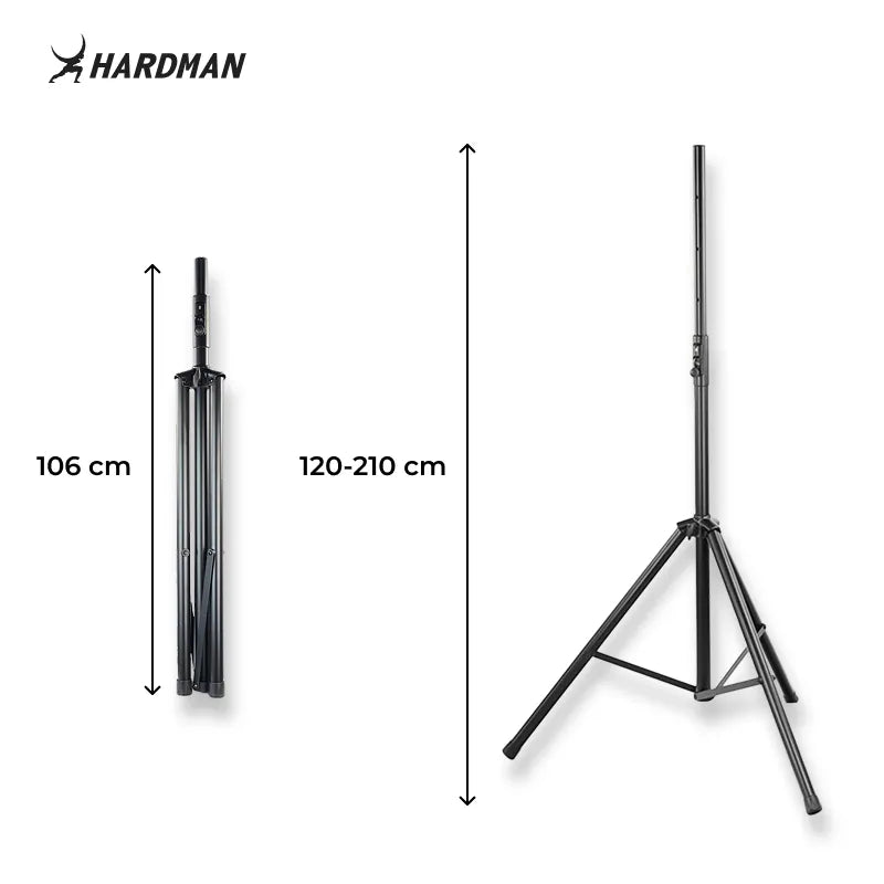 Hardman HLK58 Säulenstativ, 1,2 bis 2,1 m, 70 kg
