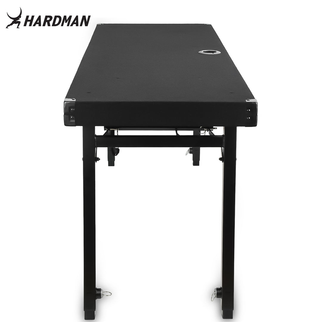 Hardman DTS1 klappbarer DJ-Tisch, 154 x 52 cm, mit Tasche