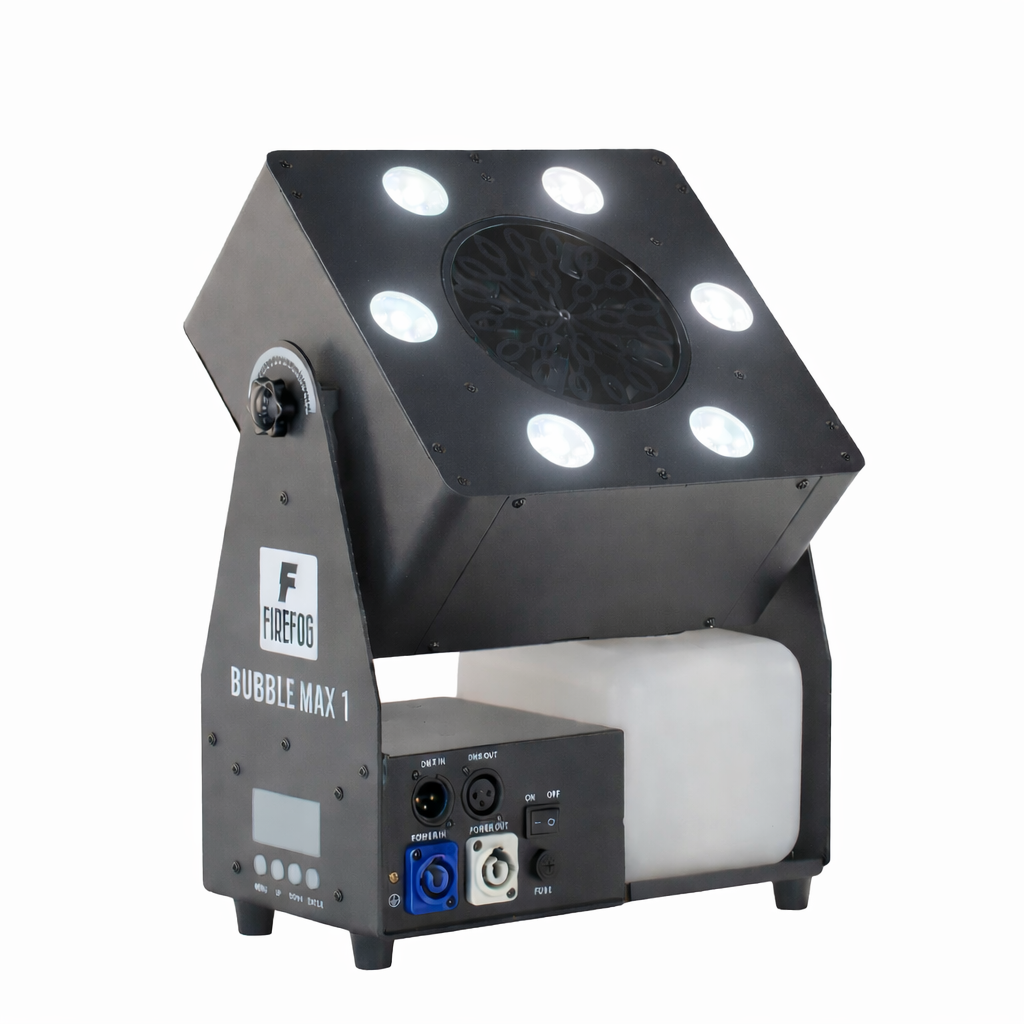 Firefog Bubble Max 1 Seifenblasenmaschine mit LED, DMX und Fernbedienung