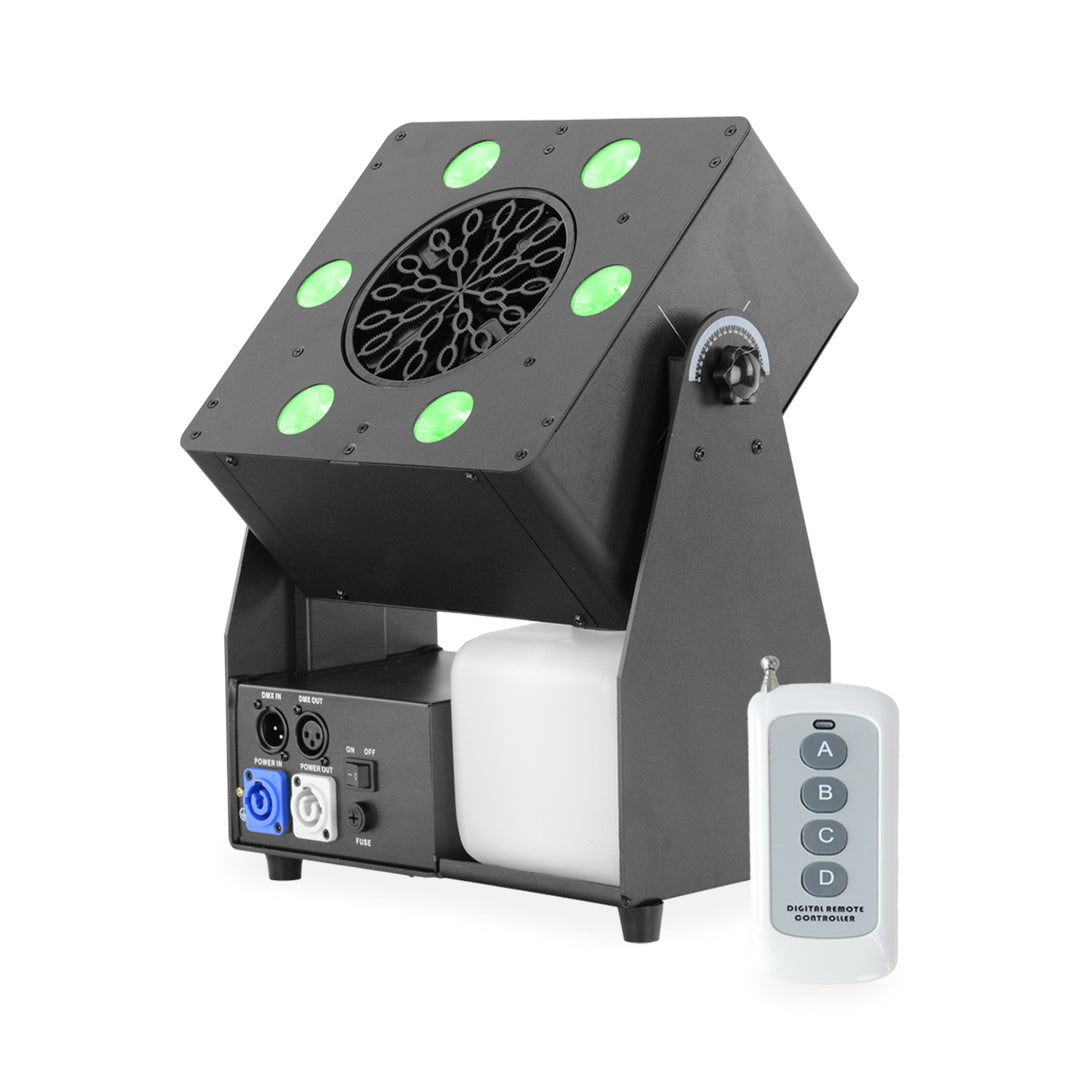 Firefog Bubble Max 1 Seifenblasenmaschine mit LED, DMX und Fernbedienung
