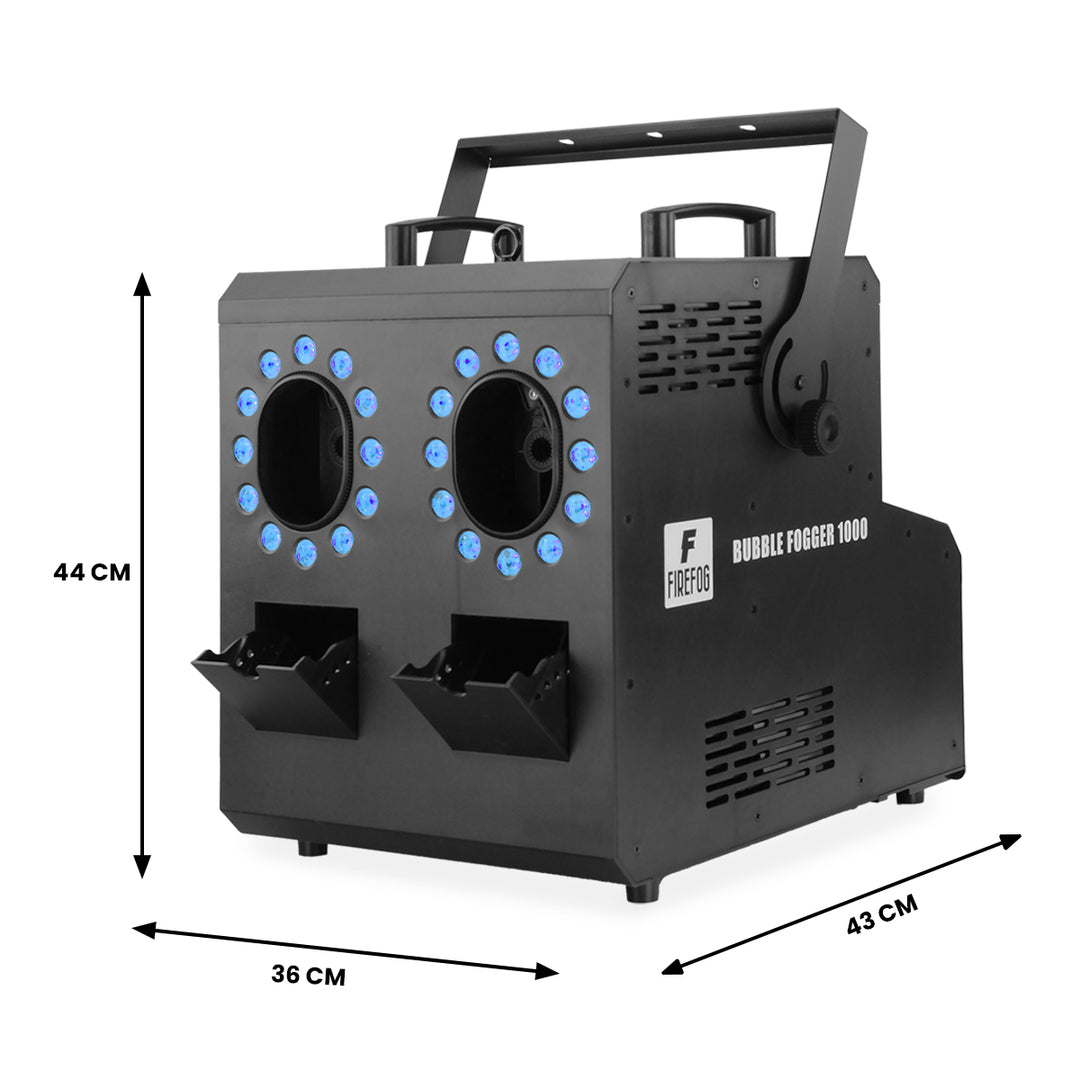 Firefog BUBBLE FOGGER 1000 Nebel- und Seifenblasenmaschine mit RGBW LED