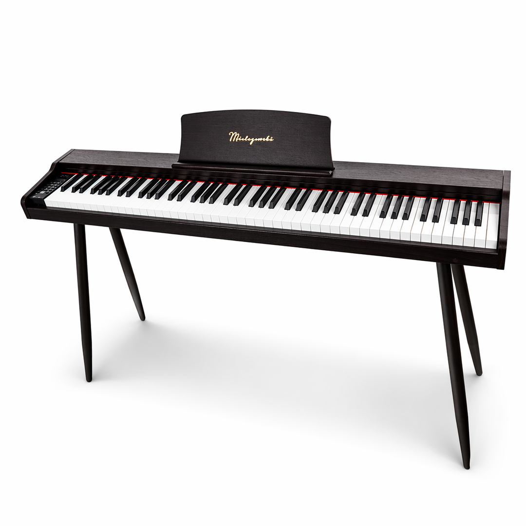 Mielczewski Virelai digitalpiano mit Beinen, dunkelbraun