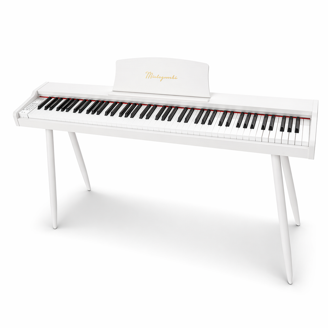 Mielczewski Virelai digitalpiano mit Beinen, weiß