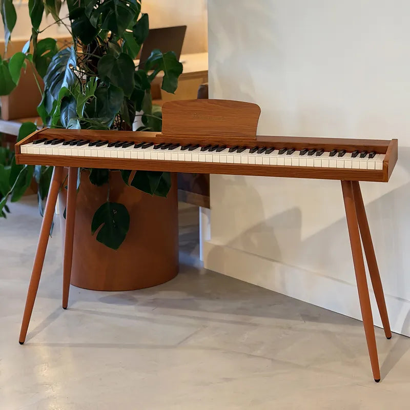 Mielczewski Canzonetta digitalpiano mit Beinen, helles Mahagoni