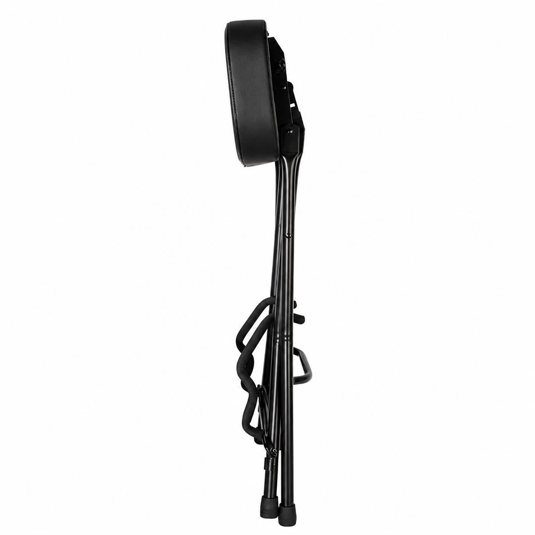 Hardman SB207 gitarrenfußbank mit Fußstütze und Gitarrenhalter.