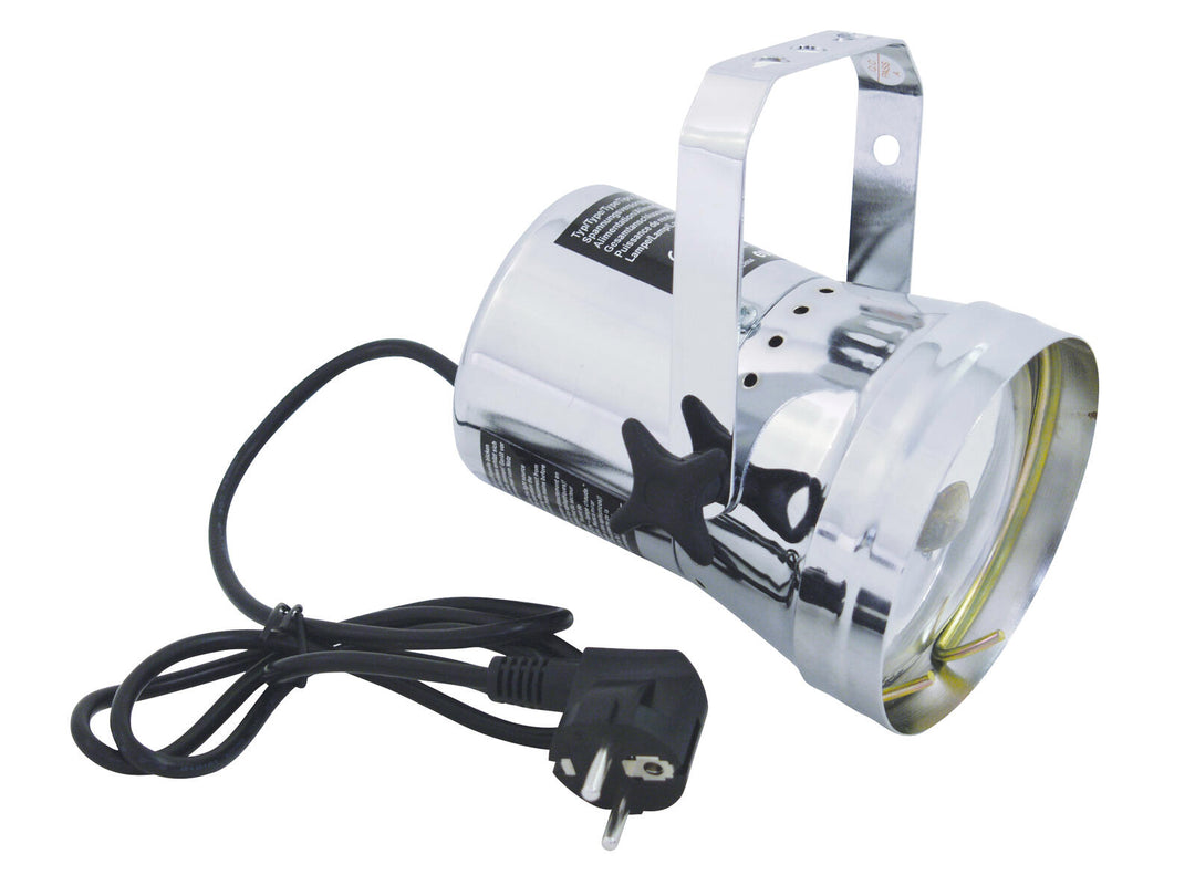 EUROLITE T-36 Punktstrahler mit Stecker, silber