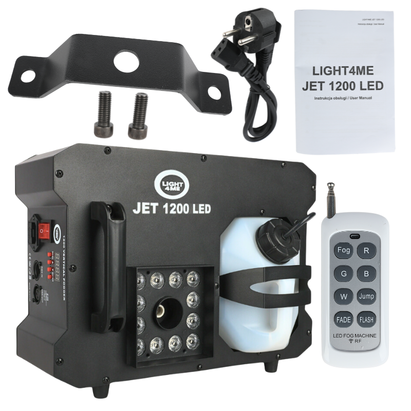 LIGHT4ME JET 1200 LED vertikale Nebelmaschine