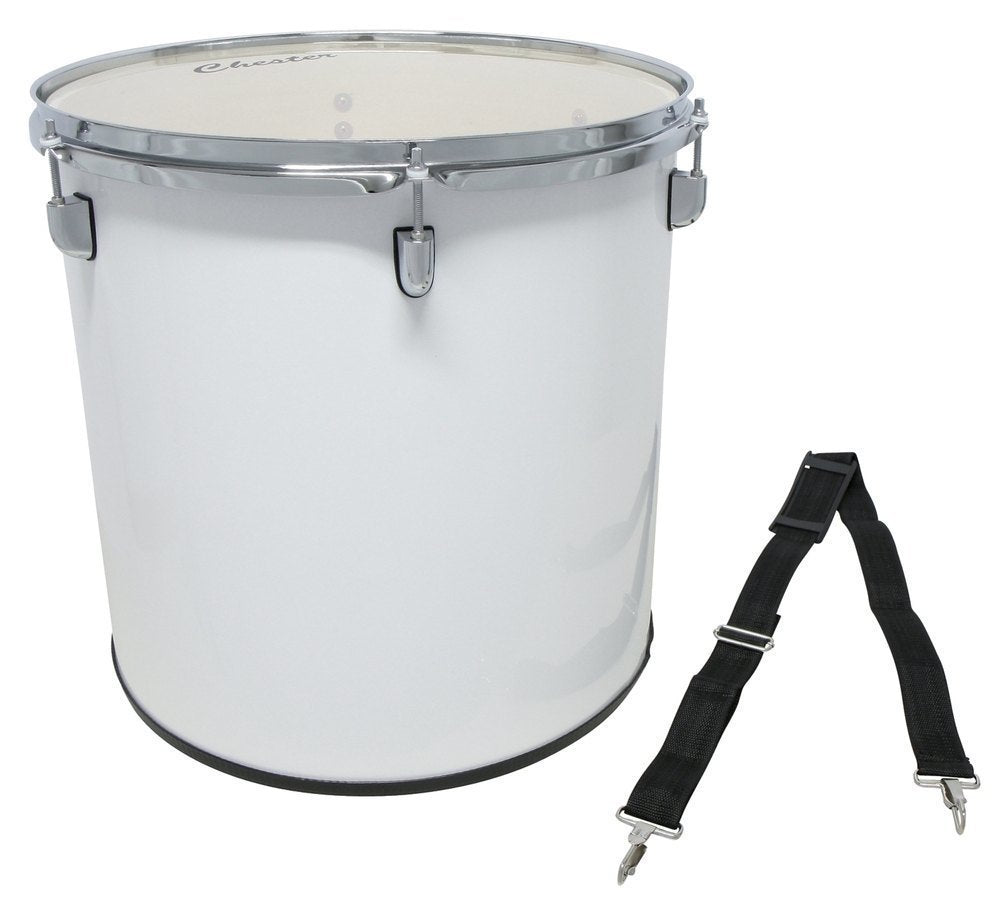 Basix Surdo 16" x 16", weiß, mit Tragegurt