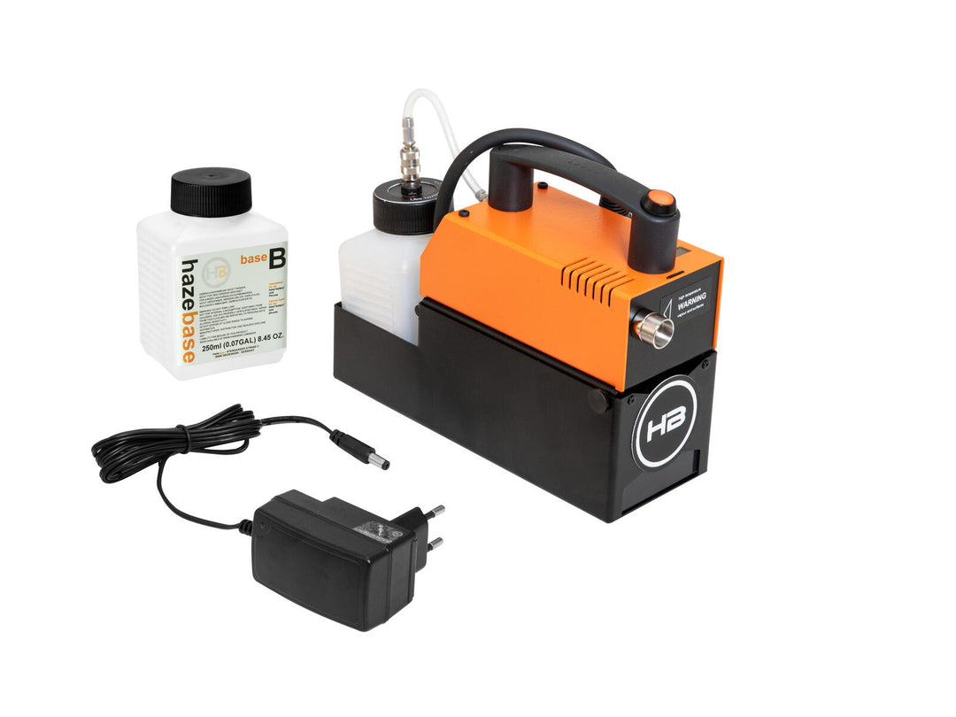 HAZEBASE PICCOLA Batteriebetriebene Nebelmaschine DMX
