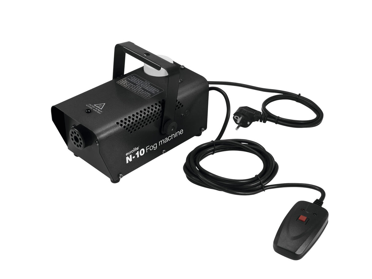 EUROLITE Set N-10 black + B2D Basic Smoke Fluid 1l