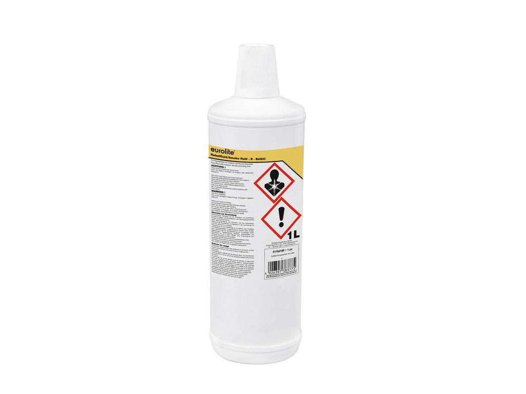 EUROLITE Set N-10 Silber + B Basic Smoke Fluid 1l