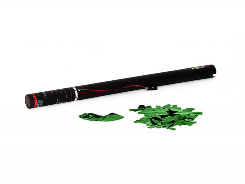 TCM FX Electric Confetti Cannon 80 cm, grün metallic