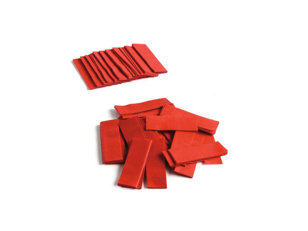 TCM FX Rechteckiges Konfetti 55x18mm, rot, 1kg